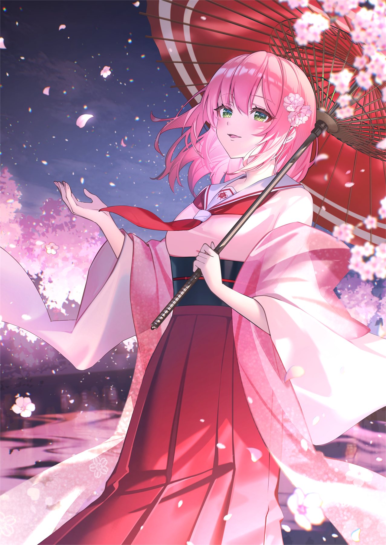 夜桜と花音