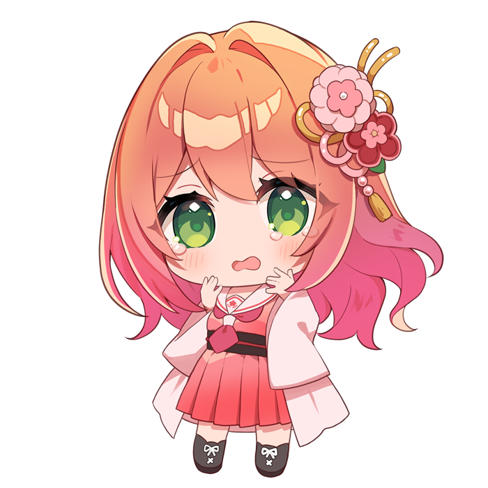 涙目のちび花音